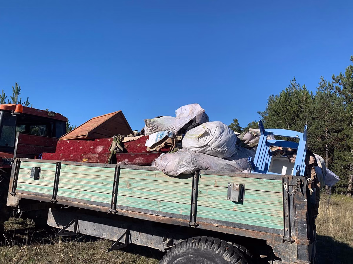 Kastamonu Ormanlarına Atılan Çöpler Temizlendi