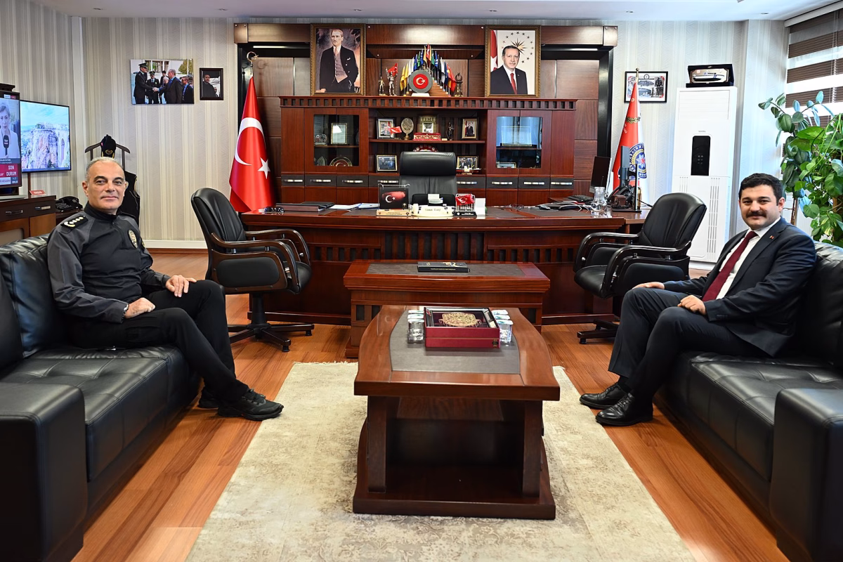 Başsavcı Vekili Gedik'ten Emniyet Müdürü Taş'a Ziyaret