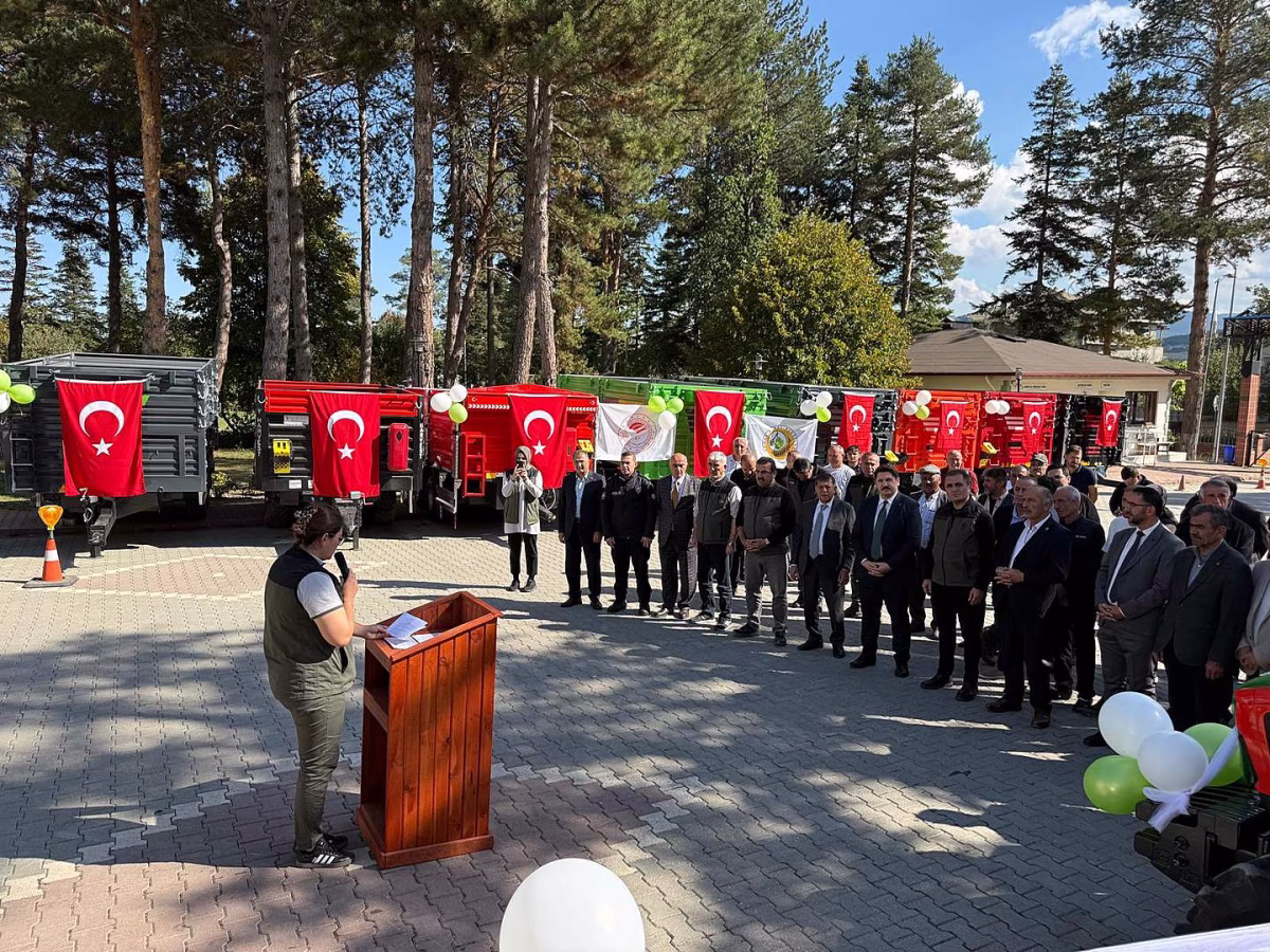 Daday'da Orman Köylülerine ORKÖY Desteği: Ekipman ve Sosyal Projeler Hak Sahiplerine Teslim Edildi