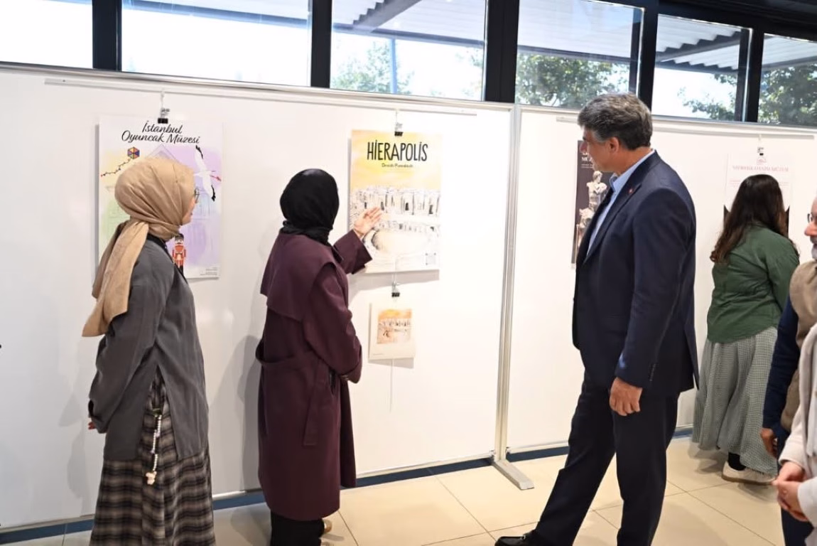 Kartepe’de genç tasarımcıların "Anadolu Müzeleri" sergisi açıldı