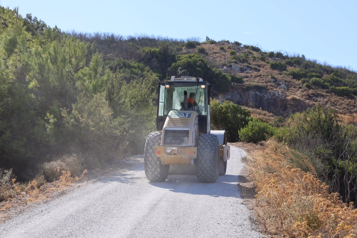 Bodrum’da sathi kaplama çalışmaları sürüyor