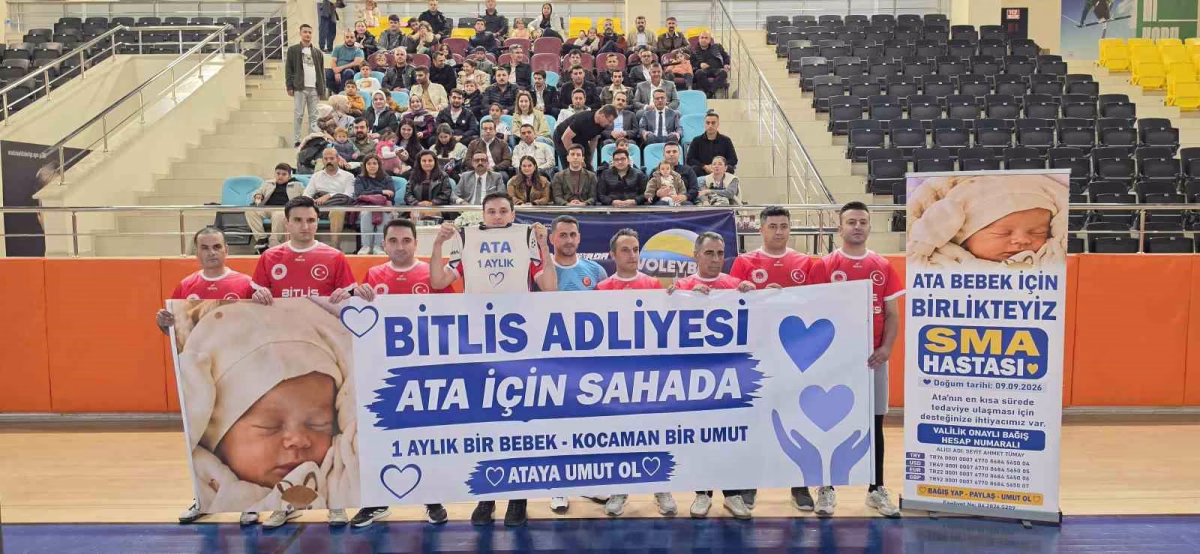 Bitlis Adliyesinden SMA Hastası Ata Bebeğe Destek