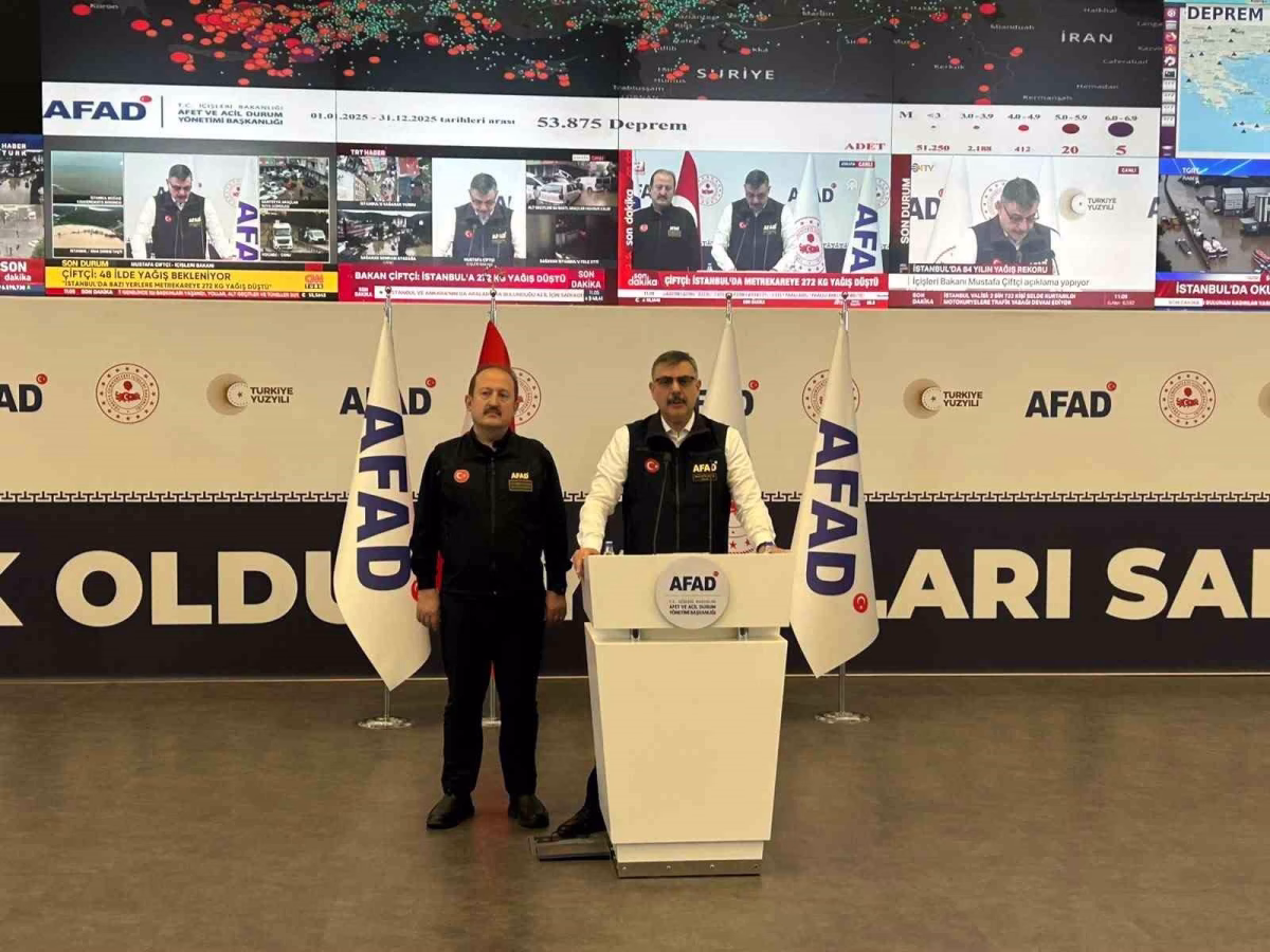 İçişleri Bakanı Ççiftçi: İstanbul'da 2 bin 727 kişi