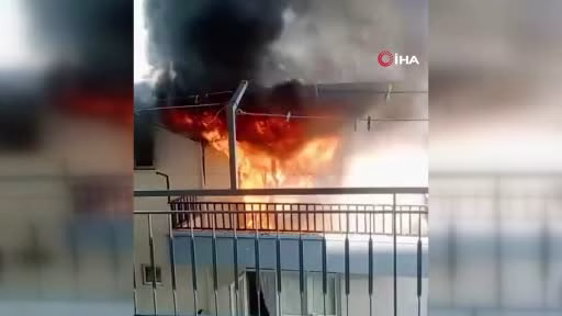 Antalya'da evini yakan ev sahibi