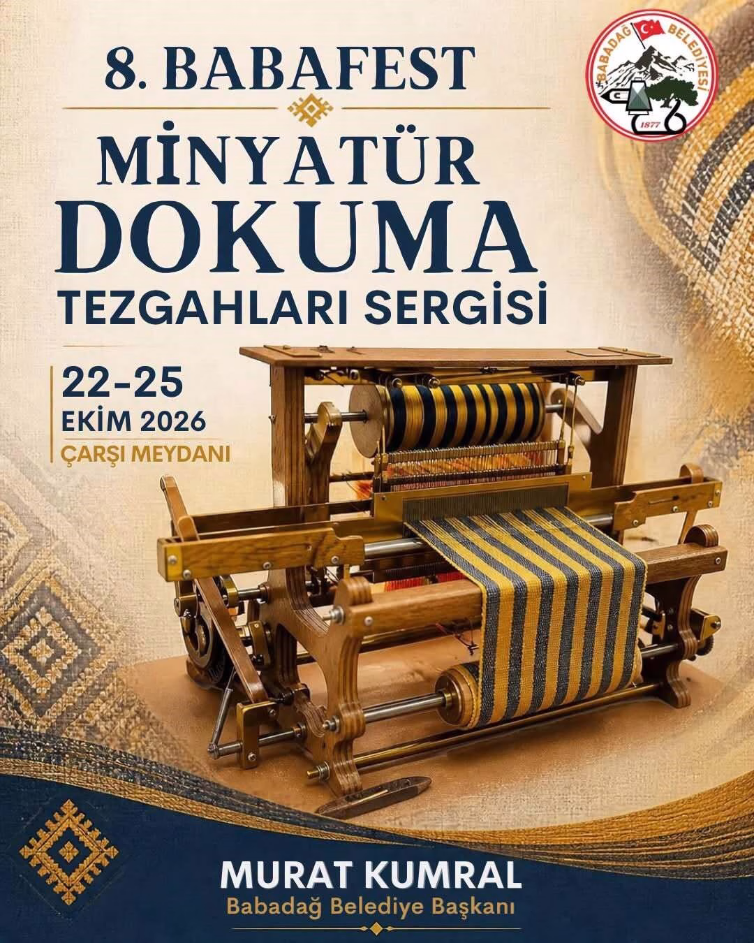Babadağ'ın dokuma mirası BABAFEST'te sergilenecek