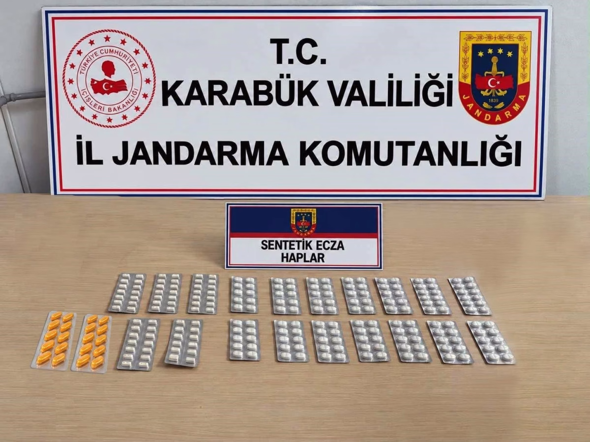 Karabük'te 230 Sentetik Hap Yakalandı