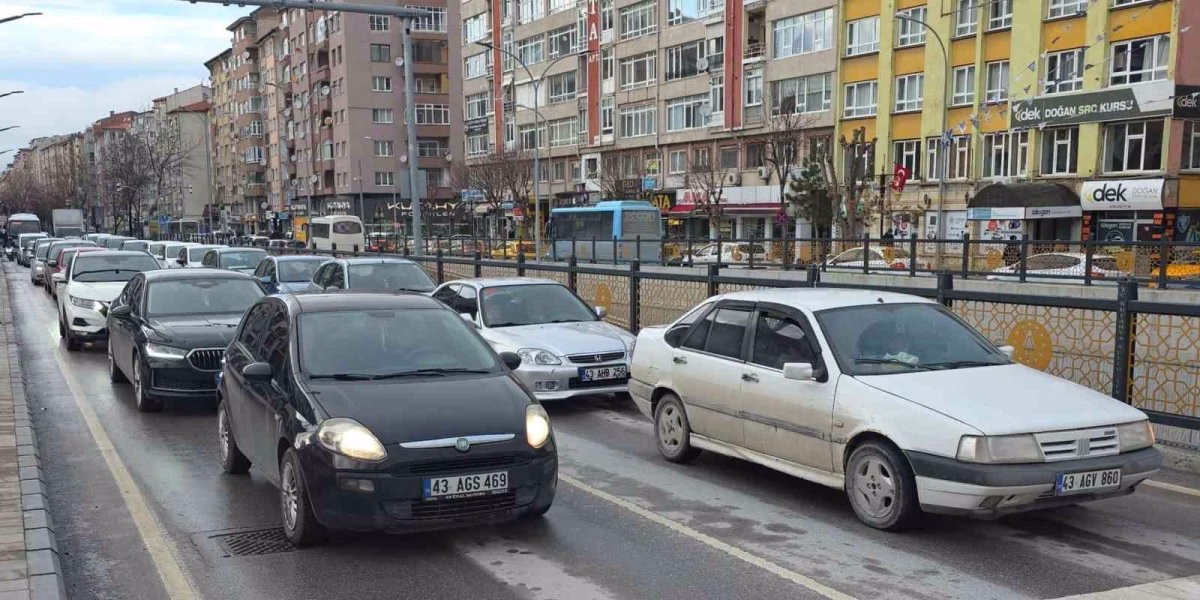 Kütahya'da otomobil sayısı 10 yılda arttı