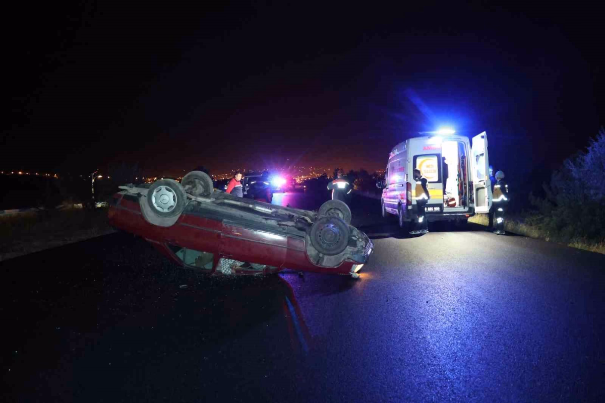 Nevşehir'de Takla Atan Otomobilin Sürücüsü Öldü