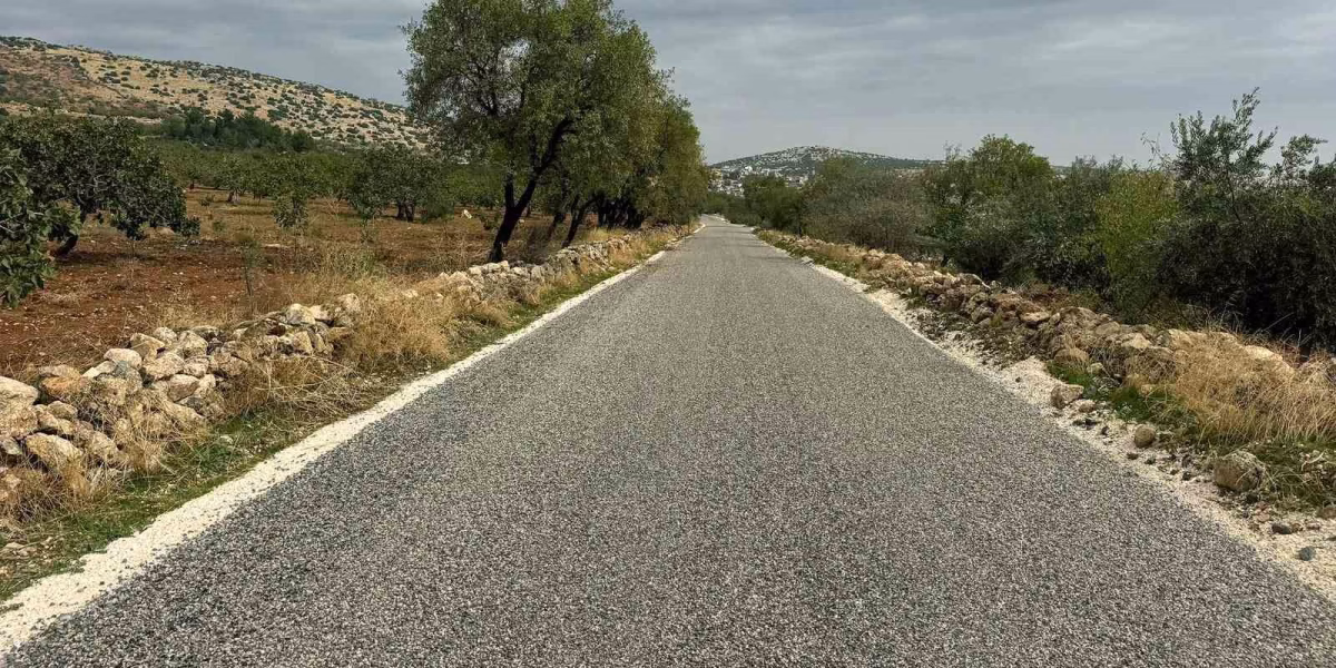 Araban'da Bağlantı Yolu Asfaltı Tamamlandı