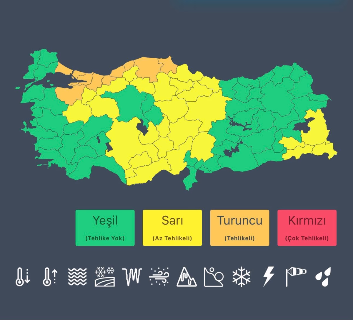 Bakan Kurum'dan 10 ile turuncu kodlu uyarı