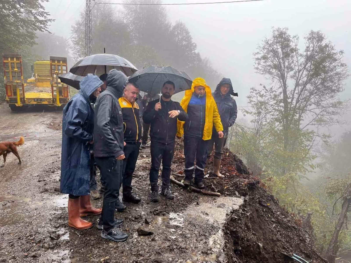 Düzce’de Yağış Mesaisi Sürüyor