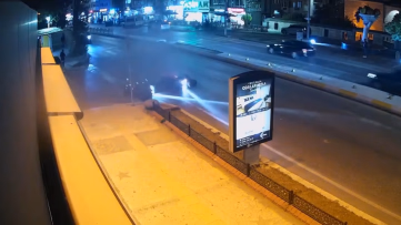 Edirne'de Motosikletler Yaya Geçidinde Çarpıştı