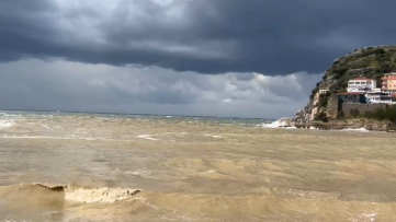 Amasra Bir Günde Dört Mevsimi Yaşadı