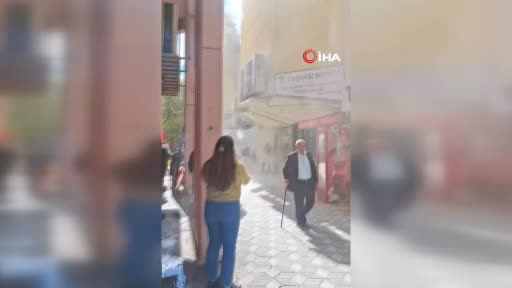 Balıkçı bacasındaki yangın paniğe yol açtı