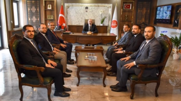 Bilecik ilçe müftülerinden Müftü Dikmen'e ziyaret