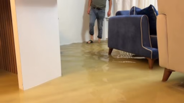 Bolu'da sağanak yağış etkili oldu