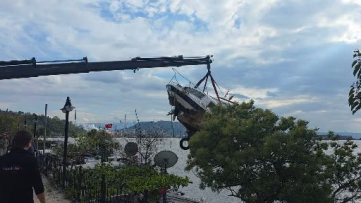 Fırtınada batan Kuzey Yıldızı kurtarıldı