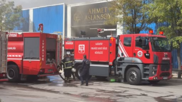 Gaziantep’te pamuk fabrikası yangını söndürüldü