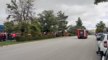 Gaziantep'te Pamuk Fabrikasında Yangın