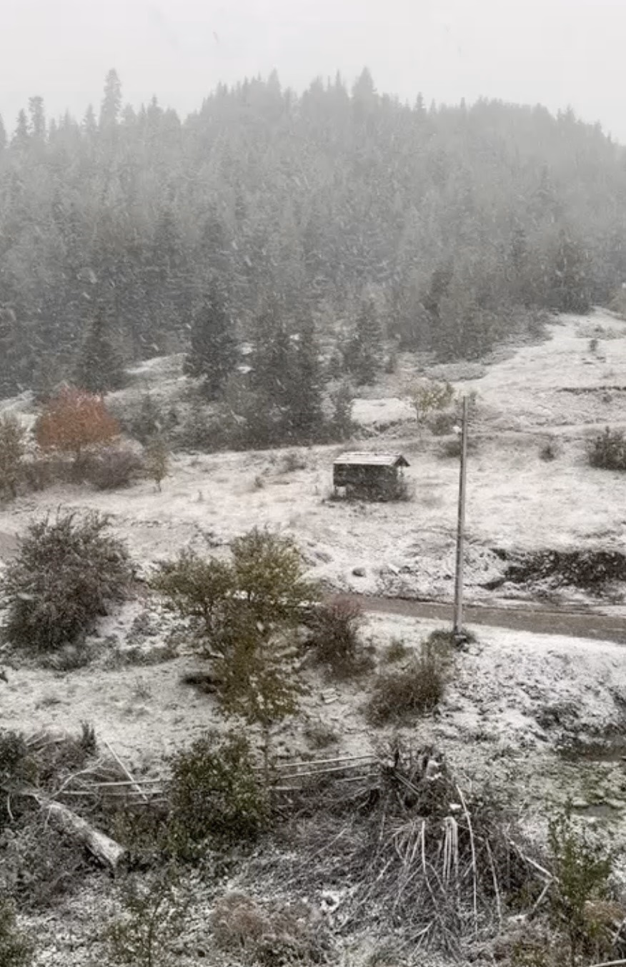 Kastamonu'nun yüksek kesimleri beyaza büründü