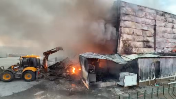 Kırklareli'nde İlaç Fabrikasında Yangın