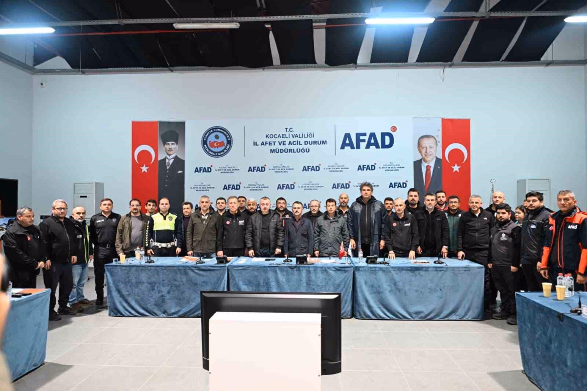 Kocaeli'de Sağanak Sonrası Kriz Toplantısı Yapıldı
