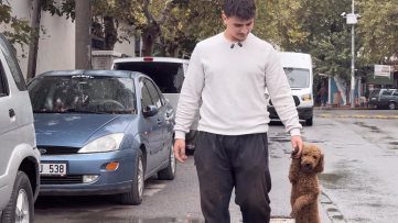 Köpeğini Patisinden Tutan Vatandaştan Açıklama