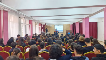 Liseli öğrencilere afet farkındalık eğitimi