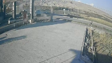 Malatya'daki Kaza Anı Kamerada