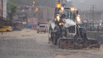 Zonguldak’ta şiddetli yağış heyelanlara yol açtı