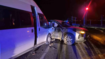 Adıyaman'da Otomobil Minibüsle Çarpıştı: 12 Yaralı
