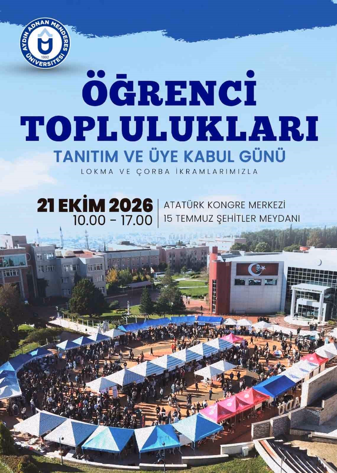 ADÜ'de Öğrenci Toplulukları Tanıtım Günü