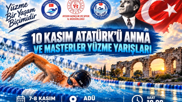 Aydın'da Masterler Yüzme Yarışları Düzenlenecek