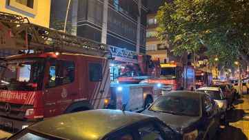 Bahçelievler'de Apart Otelde Çıkan Yangın Söndürüldü