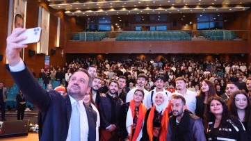 Balıkesirli öğrenciler Gençler Bakanlığında programında