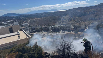 Bodrum’da Makilik Alanda Yangın Çıktı