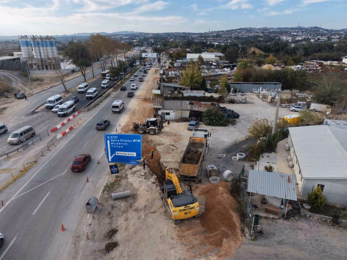 Bursa Büyükşehir Belediyesi'nden Kesintisiz Altyapı Mesaisi