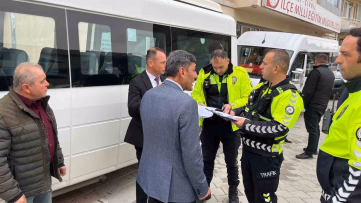 Çivril'de Öğrenci Servisleri Denetlendi