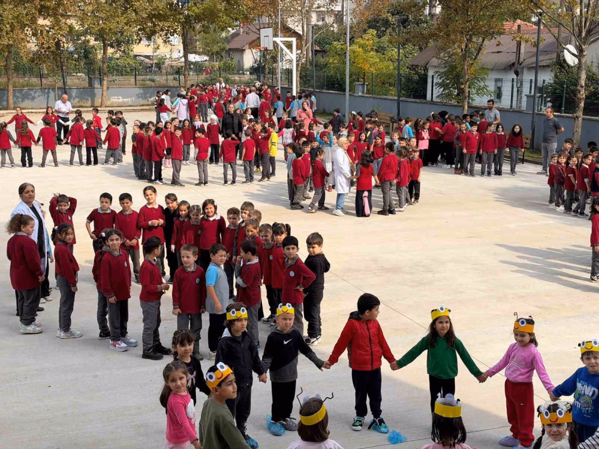 Düzce okullarında eş zamanlı afet tatbikatı