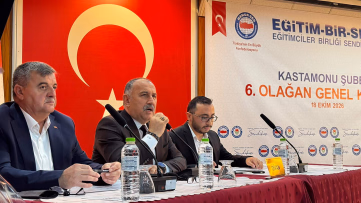 Eğitim-Bir-Sen Kastamonu 6. Olağan Kongresi yapıldı
