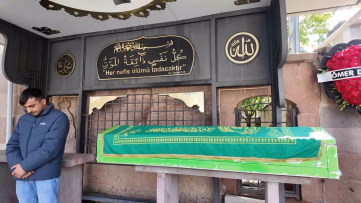 Emekli öğretmen Ruhi Akpınar son yolculuğuna uğurlandı