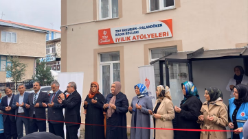 Erzurum'da İyilik Atölyeleri Hizmete Açıldı