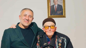 İl Başkanı Yıldırım şehit babasını ziyaret etti