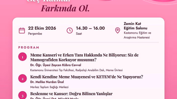 Kastamonu'da meme kanseri semineri düzenlenecek