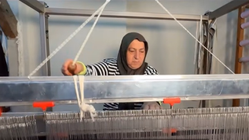 Kemaliye'nin Asırlık Gazenne Kumaşı Geleneği Yaşatılıyor