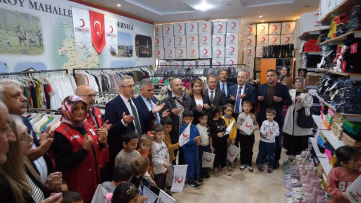 Kızılay Tekkeköy mağazası kışa hazır