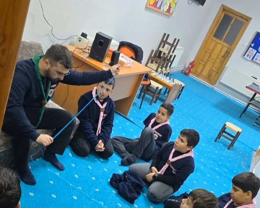 Sinop'ta İzciler Sabah Namazında Buluştu