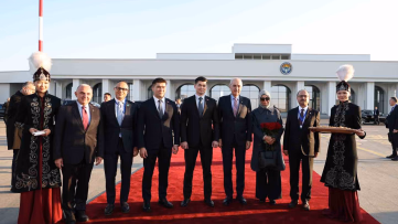 TBMM Başkanı Kurtulmuş Kırgızistan'da