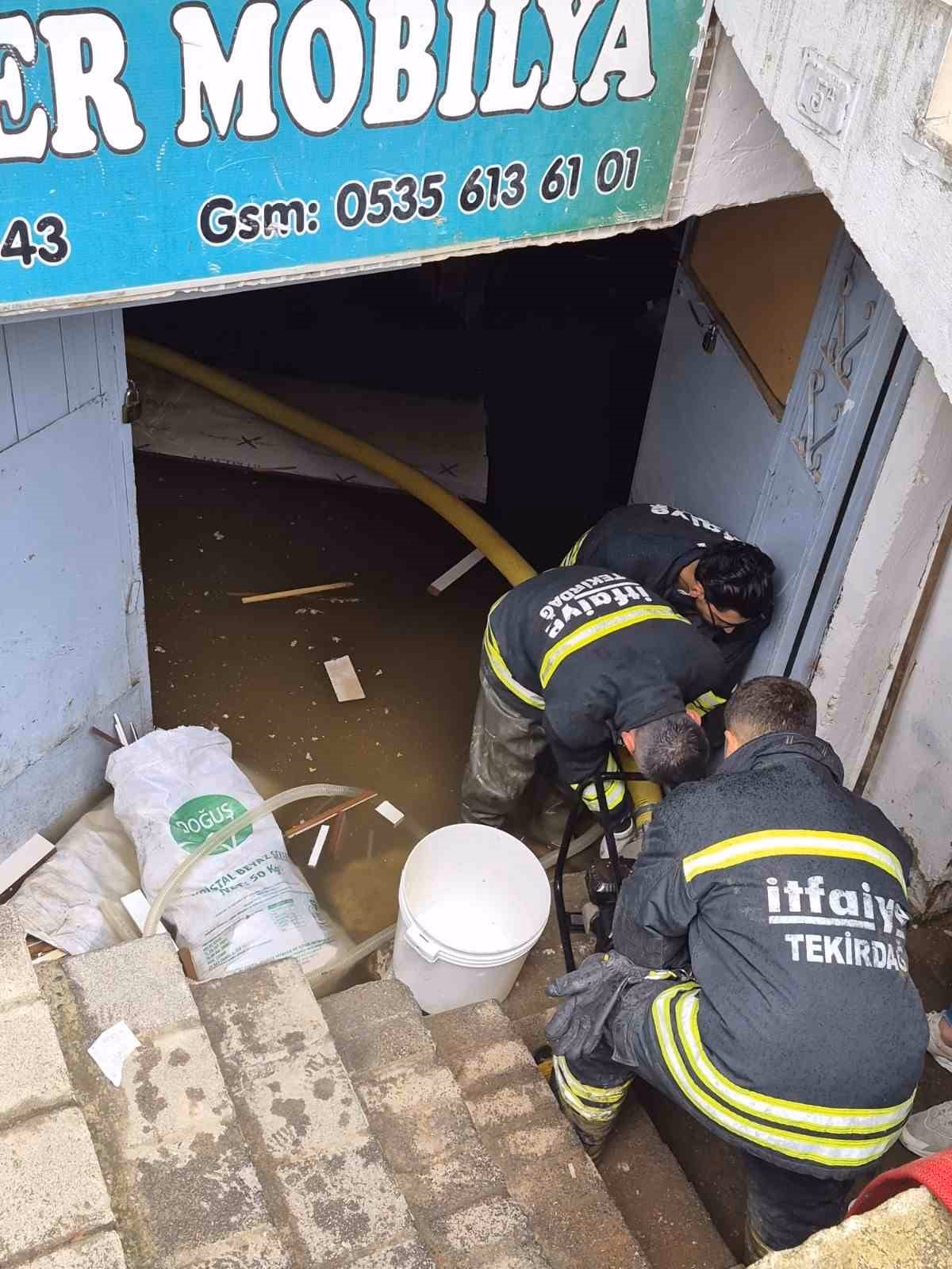 Tekirdağ’dan İstanbul’a Afet Bölgesi Desteği