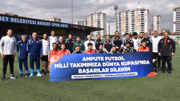 Ampute Futbol Milli Takımı'ndan Dünya Kupası Mesaisi